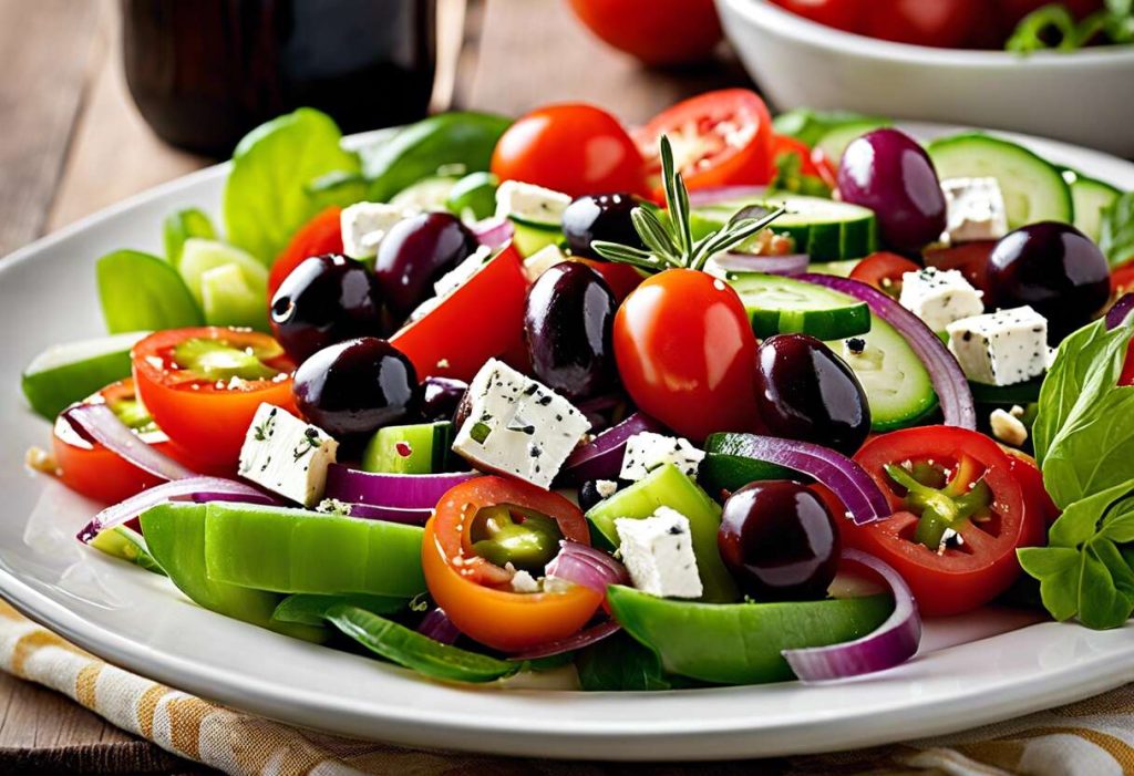 Recette authentique de salade grecque : saveurs méditerranéennes