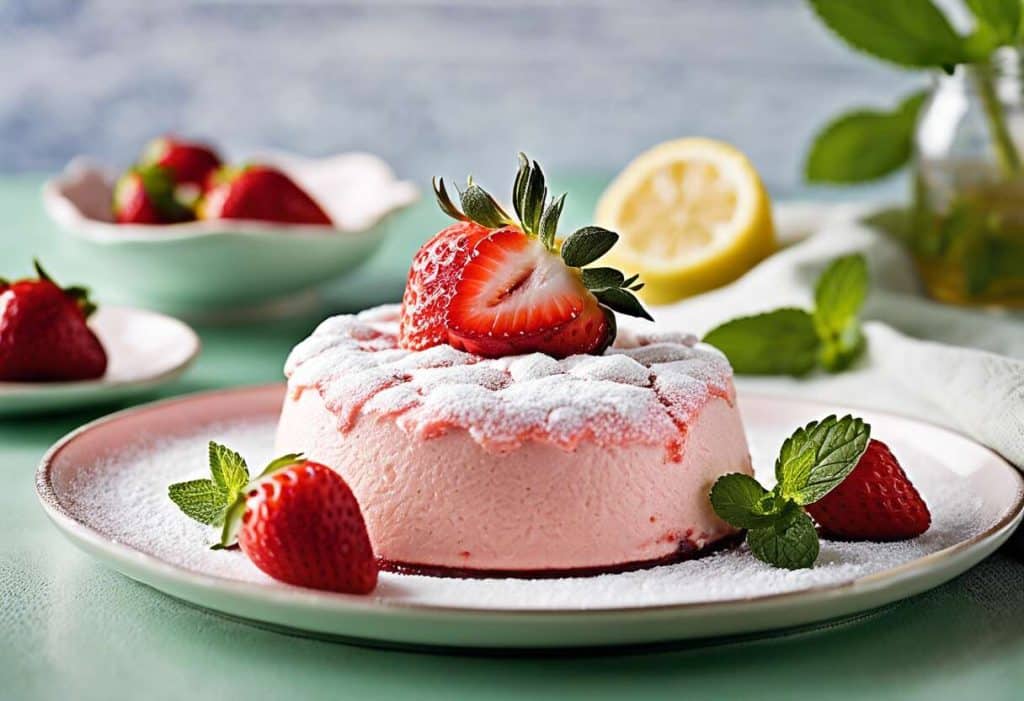 Recette facile de soufflé glacé aux fraises : un dessert raffiné !