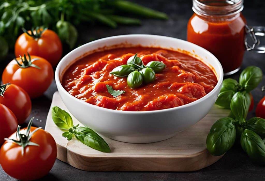 Sauce tomate allégée : recette facile et savoureuse