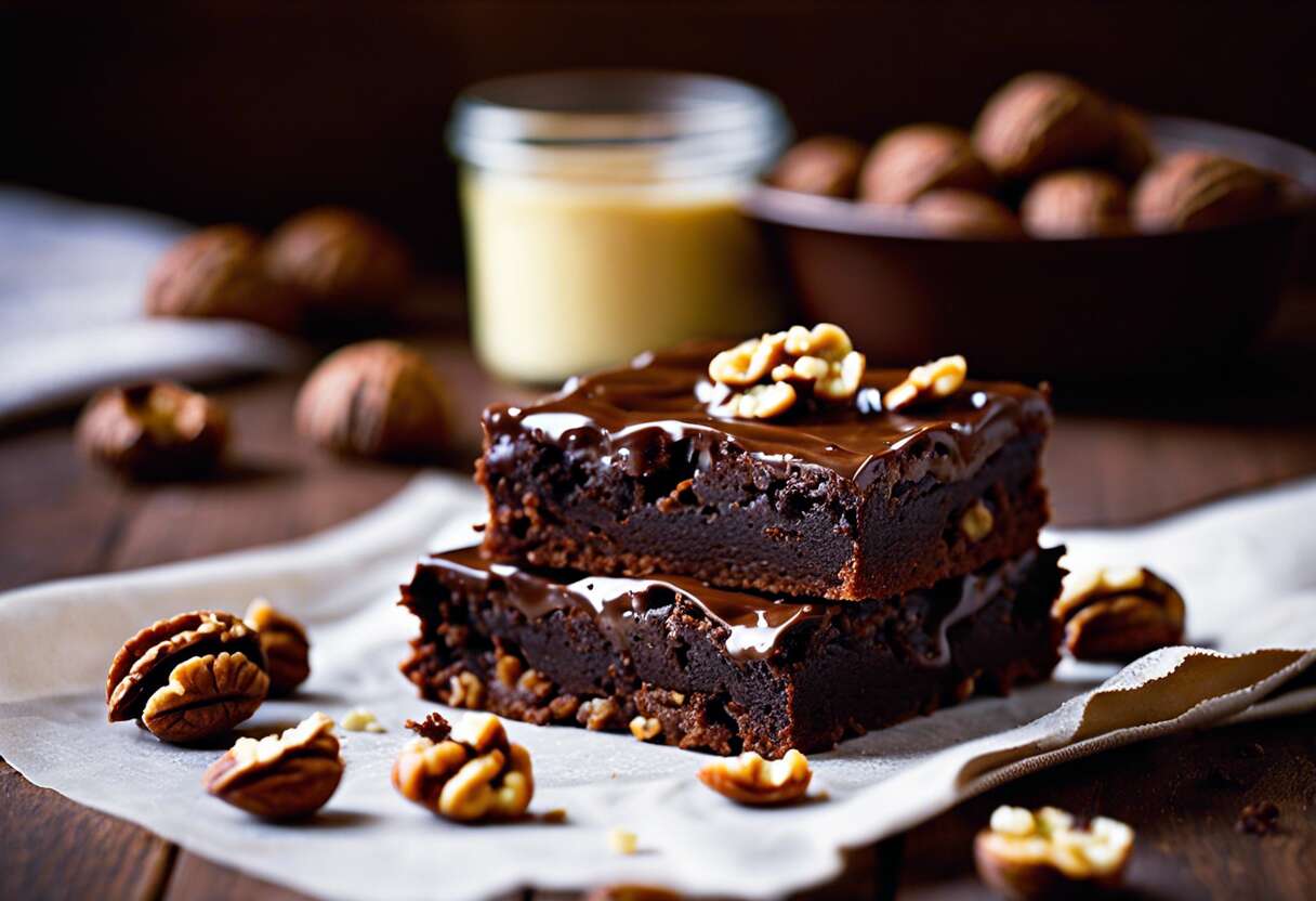 Recette facile de brownies aux noix : plaisir gourmand garantI